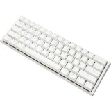 Ducky One 3 Mini RGB mechanisch gaming toetsenbord Wit, BE lay-out (AZERTY), Cherry MX RGB Speed Silver, 60%