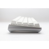Ducky One 3 Mini RGB mechanisch gaming toetsenbord Wit, BE lay-out (AZERTY), Cherry MX RGB Speed Silver, 60%