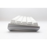 Ducky One 3 Mini White, gaming toetsenbord Wit/zilver, BE Lay-out, Cherry MX RGB Speed Silver, RGB leds, 60%, ABS