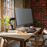 Ergotron HX Desk monitorarm Zwart