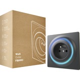 Fibaro Walli Outlet type E schakel stekkerdoos antraciet, Z-Wave