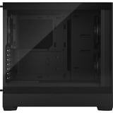 Fractal Design Pop Silent Black TG Clear Tint midi tower behuizing Zwart | 2x USB-A | Tempered Glass