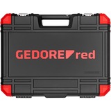 GEDORE Dopsleutelset 1/4+1/2 232tlg gereedschapsset Rood/zwart