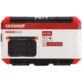 GEDORE red 12-delige slagmoerdopsleutelset 1/2" R63003012 Rood/zwart, SW 10 - 24 mm