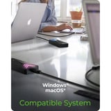 ICY BOX IB-1805ML-CU31 M.2 NVMe SSD Externe behuizing Zwart