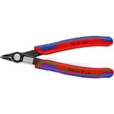 KNIPEX Electronic Super Knips 78 41 125 elektronica-tang Rood/blauw