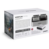 Kingston Workflow Station dockingstation Hoogglans grijs, USB 3.2 Gen 2 