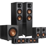 Klipsch Reference comboset 2x R-625FA + R-41-M + R-34C + R-100SW luidspreker Zwart, Dolby Atmos
