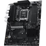 MSI PRO B850-S EVO WIFI socket AM5 moederbord Zwart/zilver, RAID, 5 Gb-LAN, Wi-Fi 7, BT, Sound, ATX