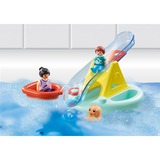 PLAYMOBIL 1.2.3 - Zwemeiland met waterglijbaan Constructiespeelgoed 70635