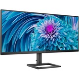 Philips 345E2AE/00 UltraWide LED-monitor Zwart, 2x HDMI, 1x DisplayPort, Sound