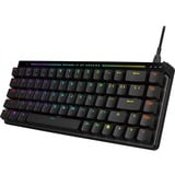 ASUS ROG Falchion ACE HFX, gaming toetsenbord Zwart, US lay-out, ROG HFX, 65%, RGB leds, PBT Doubleshot