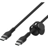 Belkin BOOSTCHARGE PRO Flex USB-C/USB-C-kabel Zwart, 3 m