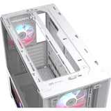 Corsair FRAME 4000D LCD RS ARGB Premium midi tower behuizing Wit | 3x USB-C | RGB | Tempered Glass