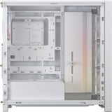 Corsair FRAME 4000D LCD RS ARGB Premium midi tower behuizing Wit | 3x USB-C | RGB | Tempered Glass