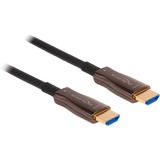 DeLOCK Actieve optische HDMI-kabel 8K Zwart, 100 meter