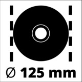 Einhell Haakse slijpmachine TE-AG 125/750 Kit haakse slijper Rood/zwart