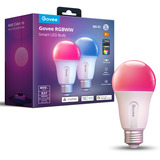 Govee RGBWW Smart LED Bulb E27 (800lm) (2-pack) led-lamp 2 stuks, Bluetooth, WiFi 2.4GHz