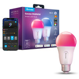 Govee RGBWW Smart LED Bulb E27 (800lm) (2-pack) led-lamp 2 stuks, Bluetooth, WiFi 2.4GHz