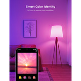 Govee RGBWW Smart LED Bulb E27 (800lm) (2-pack) led-lamp 2 stuks, Bluetooth, WiFi 2.4GHz