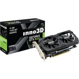 INNO3D GeForce GTX 1050 Ti Twin X2 grafische kaart HDMI, DisplayPort, DVI-D