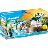 PLAYMOBIL Family Fun - Kinderzwembad met whirlpool Constructiespeelgoed 70611