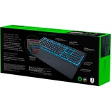 Razer Ornata V3 X Low Profile, gaming toetsenbord Zwart, US lay-out, Membraan, RGB leds, ABS