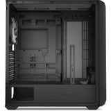 Sharkoon AK2 RGB midi tower behuizing Zwart | 2x USB-A | 1x USB-C | RGB | Tempered Glass