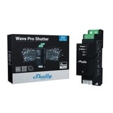 Shelly Wave Pro Shutter schakelaar Zwart, Z-Wave S800
