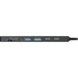 Sitecom 7-in-1 USB-C Power Delivery Multiport dockingstation Grijs