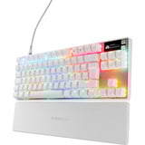 SteelSeries Apex Pro Gen 3 TKL, gaming toetsenbord Wit, FR lay-out, SteelSeries OmniPoint 3.0, RGB leds, TKL