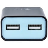 i-tec USB Power Charger 2 Port 2.4A Zwart