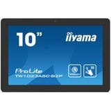 iiyama ProLite TW1023ASC-B2P 10.1" monitor Zwart, Touch, Webcam, Audio, HDMI, LAN, USB, Android