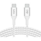 Belkin BoostCharge USB-C kabel Wit, 2 meter, 240 W