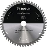Bosch Standard for Aluminium cirkelzaagblad voor accuzagen 165 x 1,8 / 1,3 x 20 T54