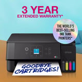 Epson EcoTank ET-2922 all-in-one inkjetprinter Zwart, Scannen, Kopiëren, Wi-Fi, inclusief tot 3 jaar inkt, C11CL63416