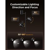 Govee Tree Floor Lamp Zwart, 2.4GHz wifi + Bluetooth