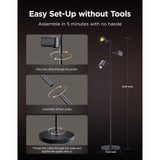 Govee Tree Floor Lamp Zwart, 2.4GHz wifi + Bluetooth