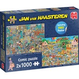 Jumbo Jan van Haasteren - De Muziekwinkel & Vakantiekriebels Puzzel 2x 1000 stukjes