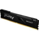 Kingston FURY 8 GB DDR4-3200 (1x 8 GB) werkgeheugen Zwart, KF432C16BB/8, Beast