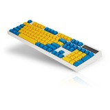 Leopold FC900RN/EYBPD(W), gaming toetsenbord Wit/blauw, US lay-out, Cherry MX Brown
