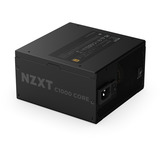 NZXT C750 Gold Core, 750 Watt voeding  Zwart, 1x 12VHPWR, 2x PCIe, kabelmanagement