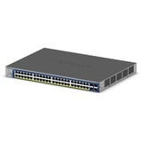 Netgear 48-poorts Gigabit PoE+ Smart Switch met 4 SFP+ poorten Grijs, 10G, Smart Managed