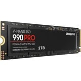 SAMSUNG 990 PRO 2 TB SSD MZ-V9P2T0BW, PCIe Gen 4.0 x4, NVMe 2.0