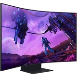 SAMSUNG Odyssey Ark 55" 4K Ultra HD Gaming Monitor Zwart, 4x HDMI, 2x USB-A 2.0, 165 Hz