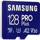 SAMSUNG PRO Plus 128 GB microSDXC (2023) geheugenkaart Blauw, UHS-I U3, Class 10, V30, A2