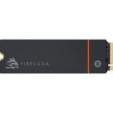 Seagate FireCuda 530 4 TB met heatsink SSD Zwart, ZP4000GM3A023, PCIe 4.0 x4, NVMe 1.4, M.2 2280