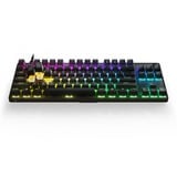 SteelSeries Apex 9 TKL, gaming toetsenbord Zwart, FR lay-out, SteelSeries OmniPoint, RGB leds, TKL, Double Shot PBT