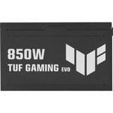 ASUS TUF Gaming Gold EVO modulaire 850 watt voeding  Zwart, 1x 12V-2x6, 3x PCIe