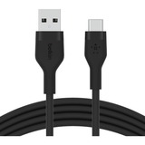 Belkin BOOSTCHARGE Flex USB-A/USB-C-kabel Zwart, 3 meter